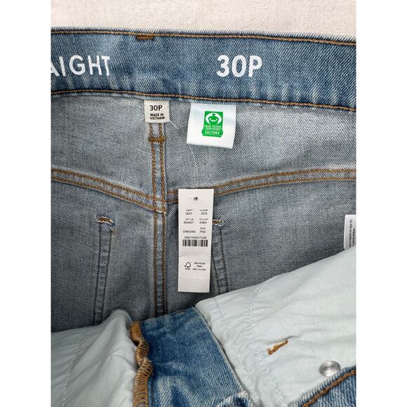 J Crew Classic Straight Jeans High Rise Ankle Denim 30P Petite Light Wash NWT - Picture 5 of 9
